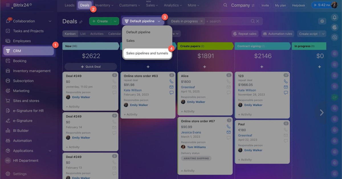 How to Set Up a Sales Pipeline in Bitrix24